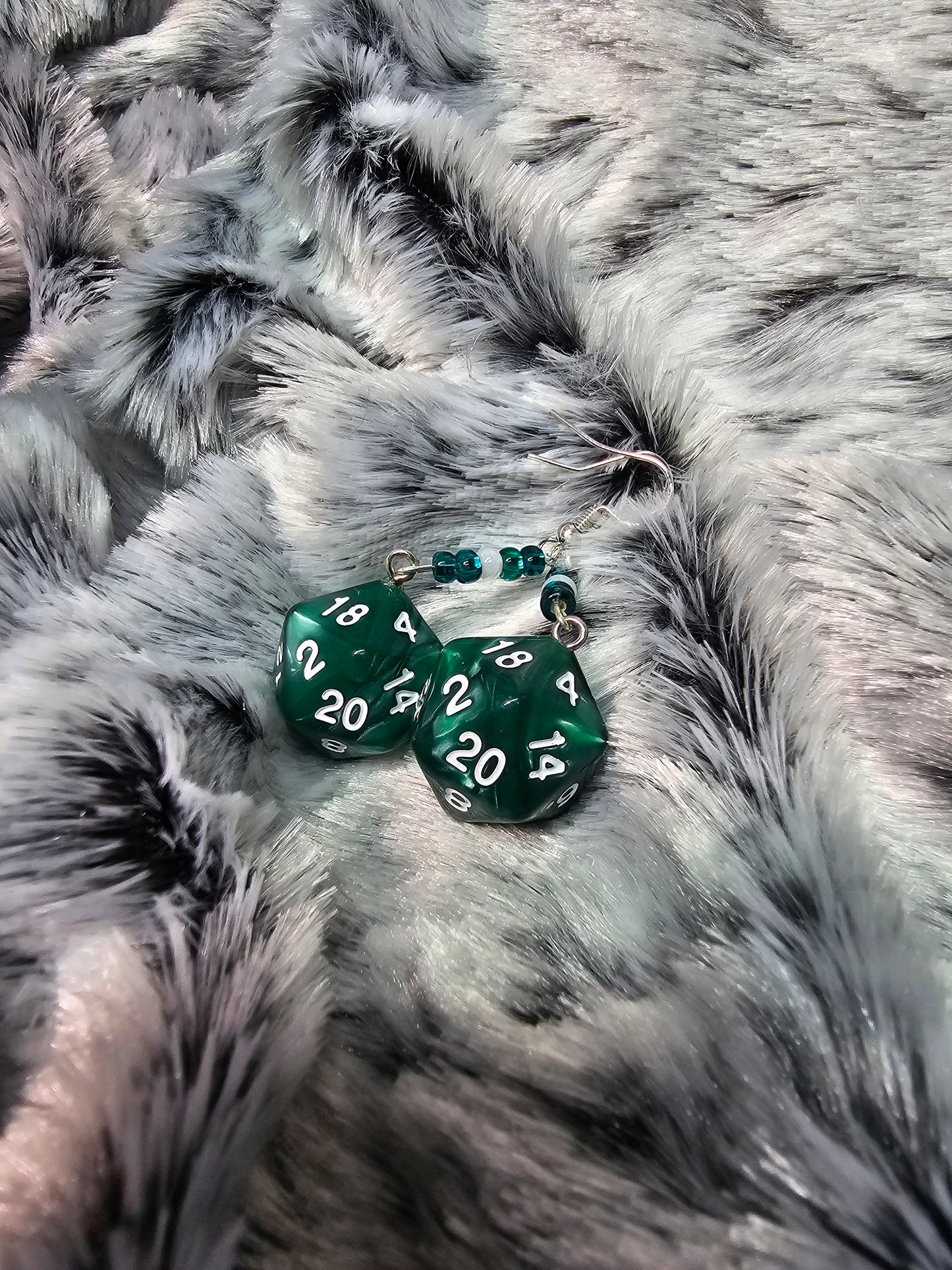 Dark Green Marbled