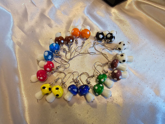 Mushroom Earrings